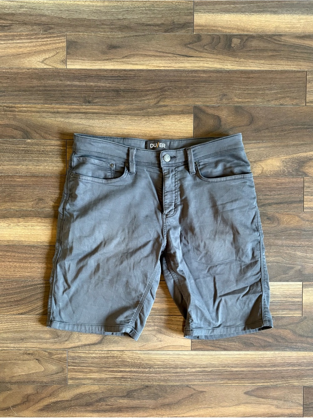 DU/ER Men's Gray Jean Shorts